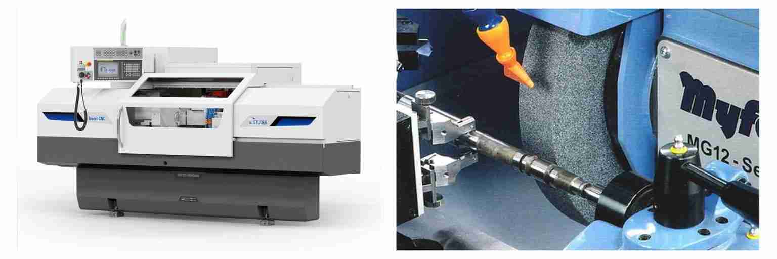 Centreless grinding; through feed, bar and plunge grinding.